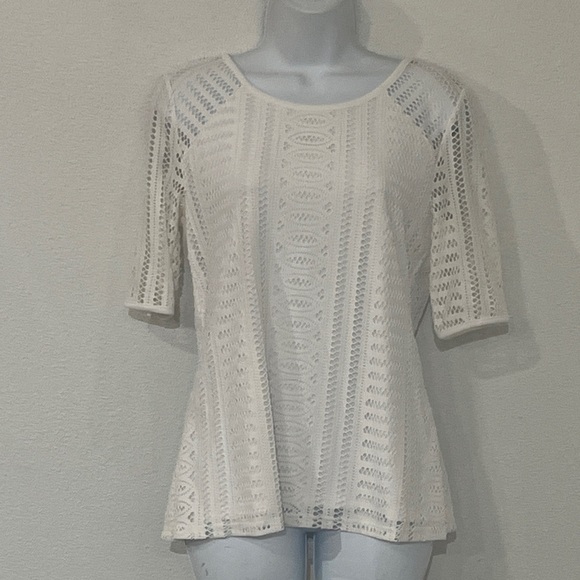 Dana Buchman Tops - Dana Buchman Lace Top Size S